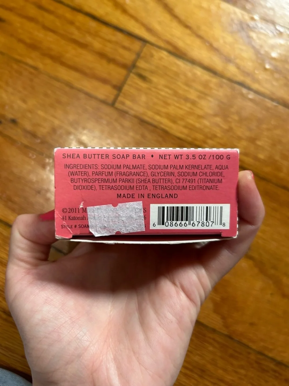 Michel Design Works Pink Floral Bar Soap - Pink